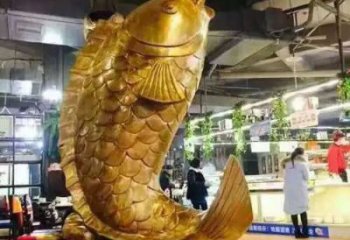 風(fēng)景區(qū)鯉魚銅雕塑廠家 售樓處廣場雕塑 仿古擺件