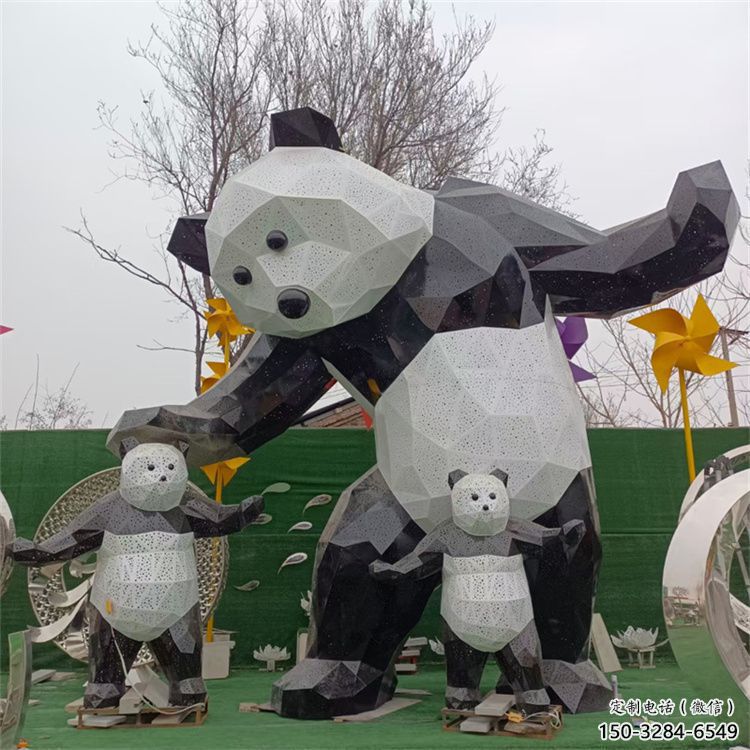 大熊雕塑廠家，酒店房地產(chǎn)雕塑，現(xiàn)代景觀小品 (4)