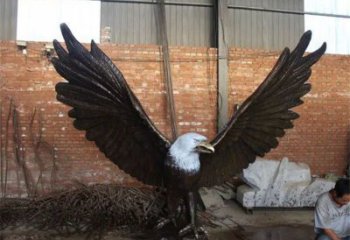 風景區(qū)銅老鷹雕塑 售樓處廣場雕塑 仿古擺件