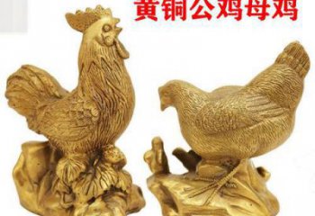 景區小雞雕塑，動物主題，彩繪工藝