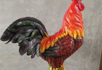 小區(qū)小雞雕塑，抽象系列，網(wǎng)格工藝