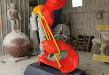 承接創意號角雕塑 啞光景觀小品 公園雕塑