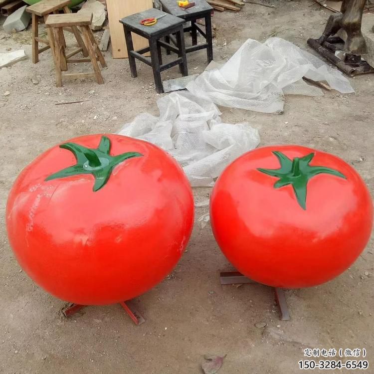西紅柿雕塑 大型城市雕塑 商業(yè)街擺件