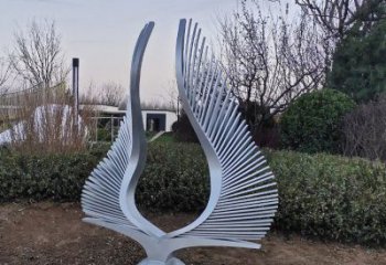 幼兒園鳳尾雕塑，鐵藝文化雕塑，鑄造制作