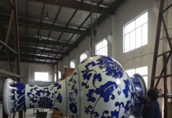 房地產(chǎn)花瓶雕塑 現(xiàn)代雕塑 幾何瓶子雕塑