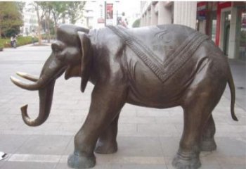 銅大象雕塑優選，陸地擺件，銅大象雕塑生產