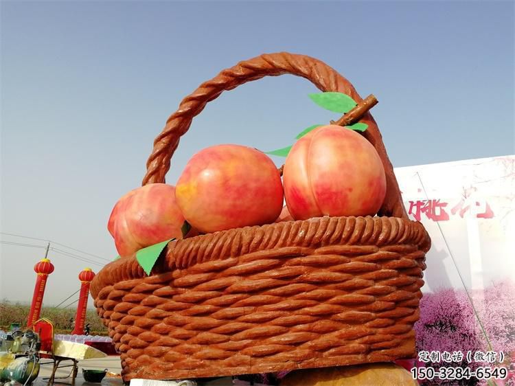 果籃雕塑標(biāo)準(zhǔn)，景觀雕塑，香蕉果籃雕塑提供