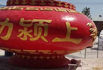 花籃雕塑訂做供需，景區雕塑，烤漆玻璃鋼花籃雕塑定價