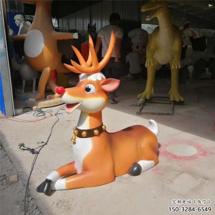 商場(chǎng)小鹿雕塑