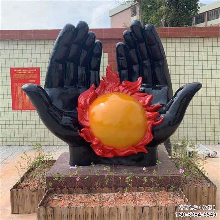 雕塑火球景觀制造，街景小品，景觀不銹鋼火球雕塑優價