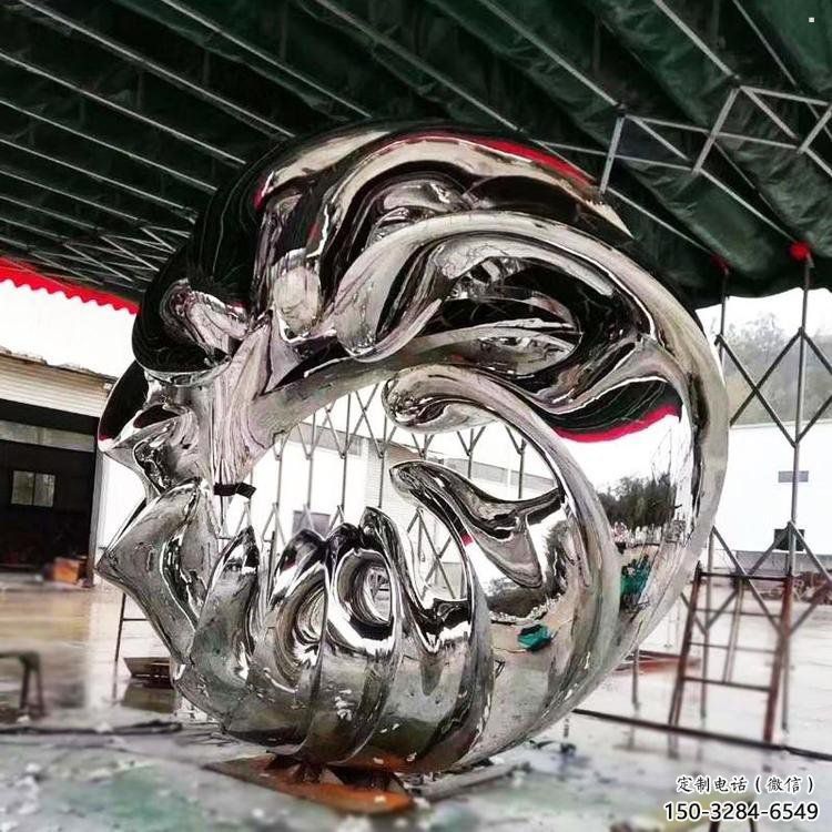 幾何水花雕塑