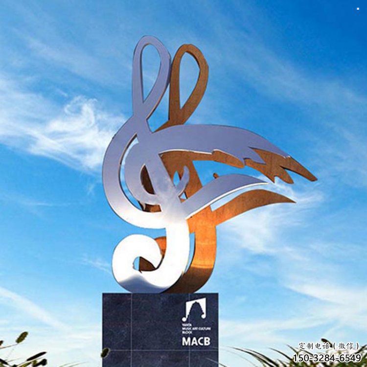 提琴雕塑觀賞型，小區(qū)雕塑，不銹鋼提琴雕塑優(yōu)價