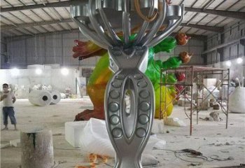 雕塑鉆戒制造，街景小品，景觀不銹鋼鉆戒雕塑優(yōu)價(jià)