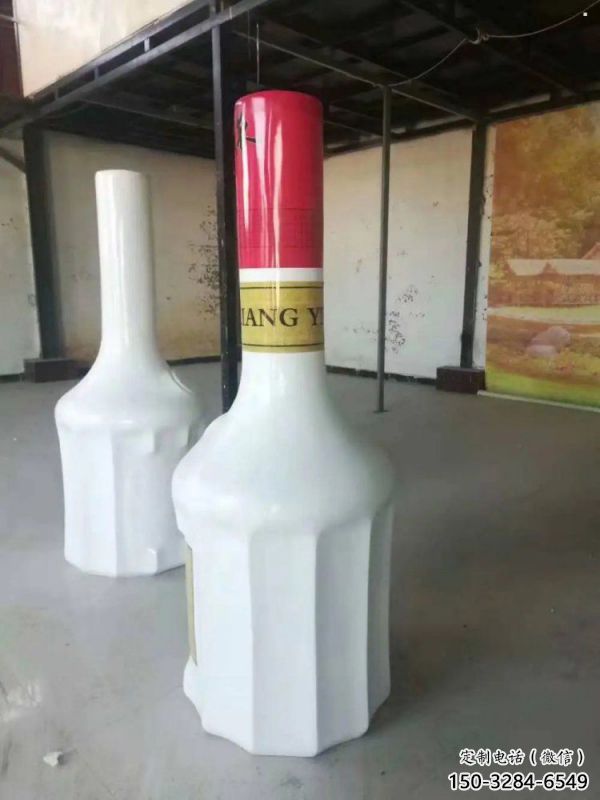 彩繪瓶子雕塑