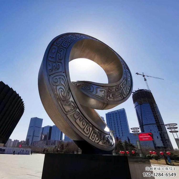 金屬雙環(huán)雕塑承接,陸地?cái)[件,不銹鋼雙環(huán)雕塑制造商 金屬雙環(huán)雕塑承接,陸地?cái)[件,不銹鋼雙環(huán)雕塑制造商