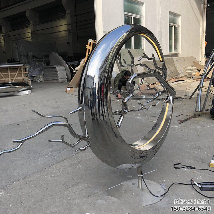圓環(huán)樹雕塑供應(yīng),花園小品,不銹鋼圓環(huán)樹雕塑展品 圓環(huán)樹雕塑供應(yīng),花園小品,不銹鋼圓環(huán)樹雕塑展品