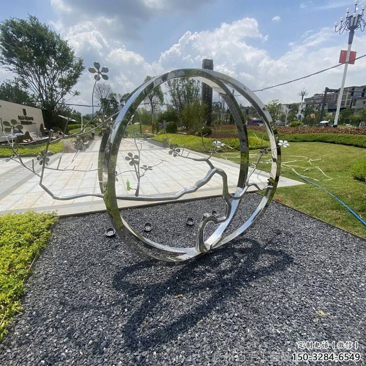 圓環(huán)樹雕塑預定，戶外雕塑，不銹鋼圓環(huán)樹雕塑特供