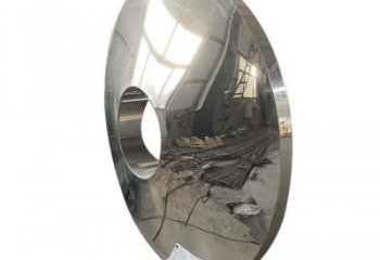圓環雕塑供需，室外軟裝，金屬不銹鋼圓鏡雕塑制作