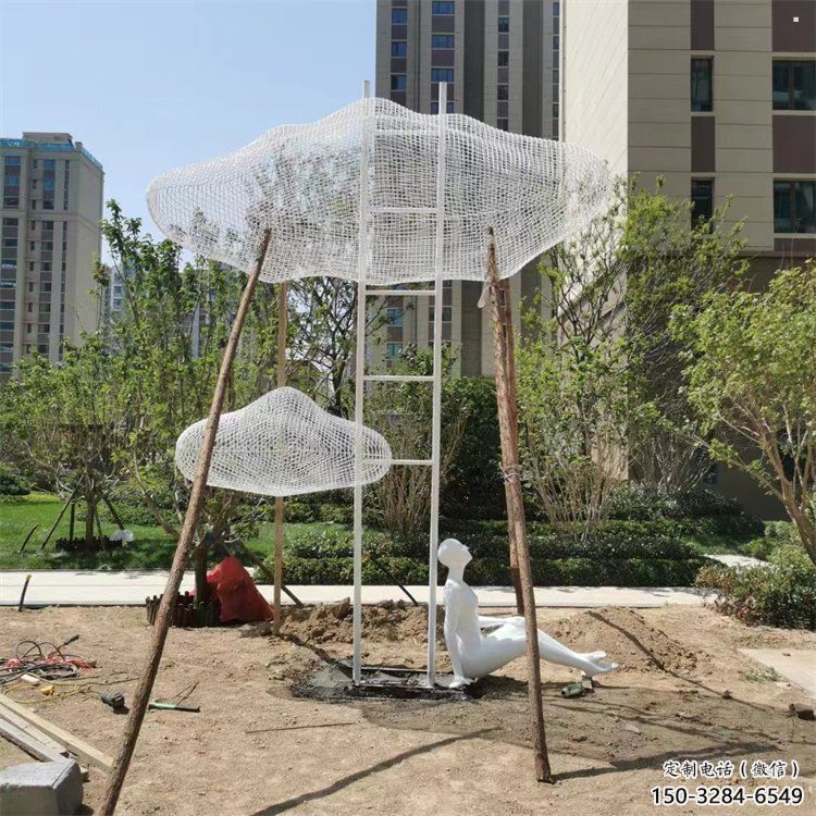 異形云梯雕塑