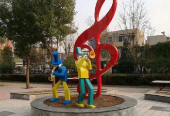 音樂(lè)符號(hào)雕塑常用，景觀概念，景觀音樂(lè)符號(hào)雕塑擺件