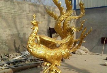鳳凰雕塑廠家，鍛造工藝，銅鳳凰雕塑廠家承接