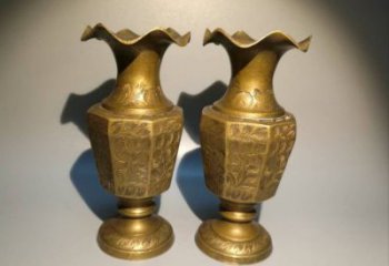 銅仁花瓶雕塑定價(jià)，鑄銅工藝，銅花瓶雕塑制作廠家
