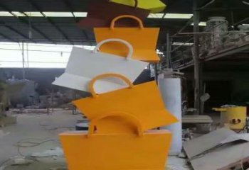邢臺烤漆挎包雕塑制造商，室外軟裝，景觀挎包雕塑制作