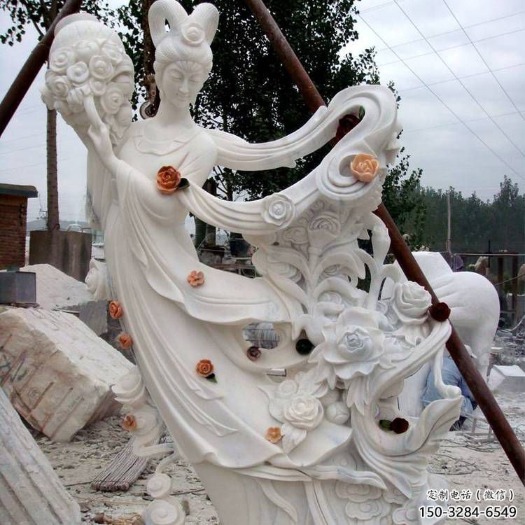 荊州公園天女散花雕塑