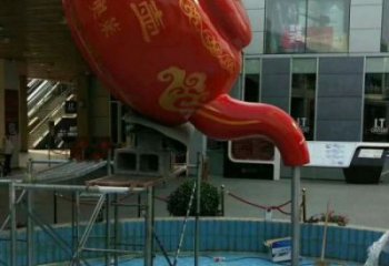 大興安嶺鐵藝水景天壺雕塑，噴泉雕塑，抽象天壺雕塑制作