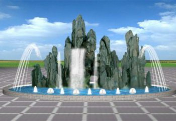 綏化電影變頻噴泉雕塑，水景噴泉雕塑承接