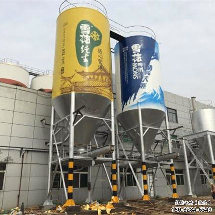 鹽池飲料瓶雕塑精選，街道標(biāo)識(shí)，玻璃鋼飲料瓶雕塑工程指用