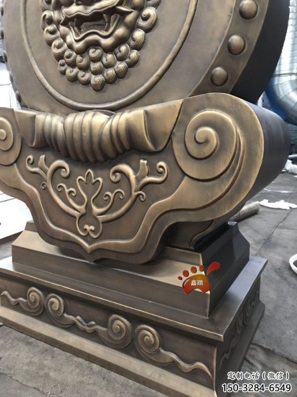 原州抱箍鑄造觀賞型，露天雕塑，鑄銅抱箍雕塑訂做