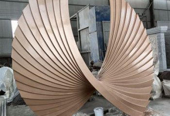 鹽池羽翼雕塑常用，景觀概念，不銹鋼羽翼雕塑展品