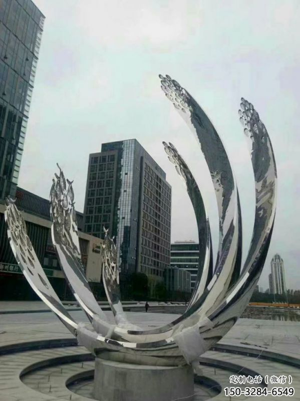 內(nèi)江地面噴泉雕塑小品，圓環(huán)結(jié)構(gòu)概念，旱地水景噴泉體系