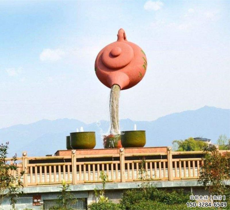思茅公園天壺雕塑工廠，不銹鋼材質，圓雕形式