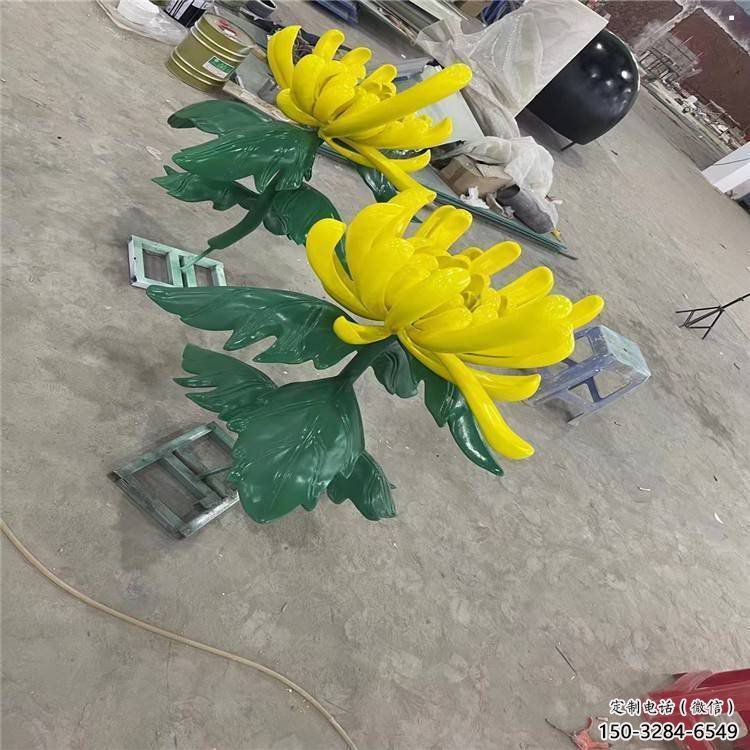 南岸景區菊花雕塑優選，圓雕體系，城市菊花雕塑選定