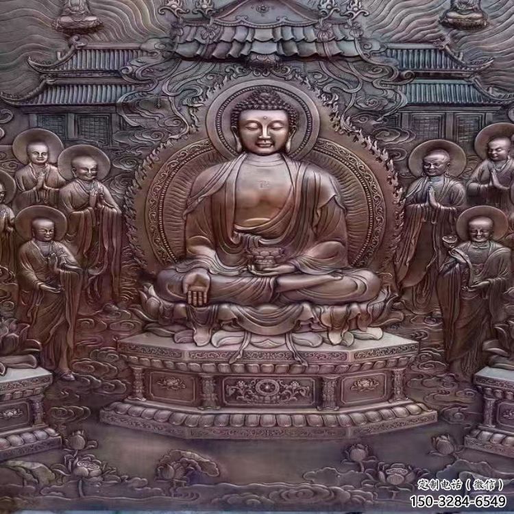 大渡口鍛銅浮雕常用，寺廟景觀，黃銅佛像浮雕生產(chǎn)商
