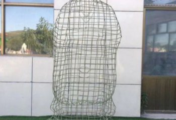 拱墅鏤空孔子雕塑訂做，景區(qū)雕塑，鐵藝古代人物雕塑定價