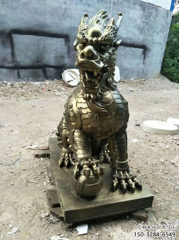 合川校園麒麟雕塑，拉絲海洋雕塑，卡通主題